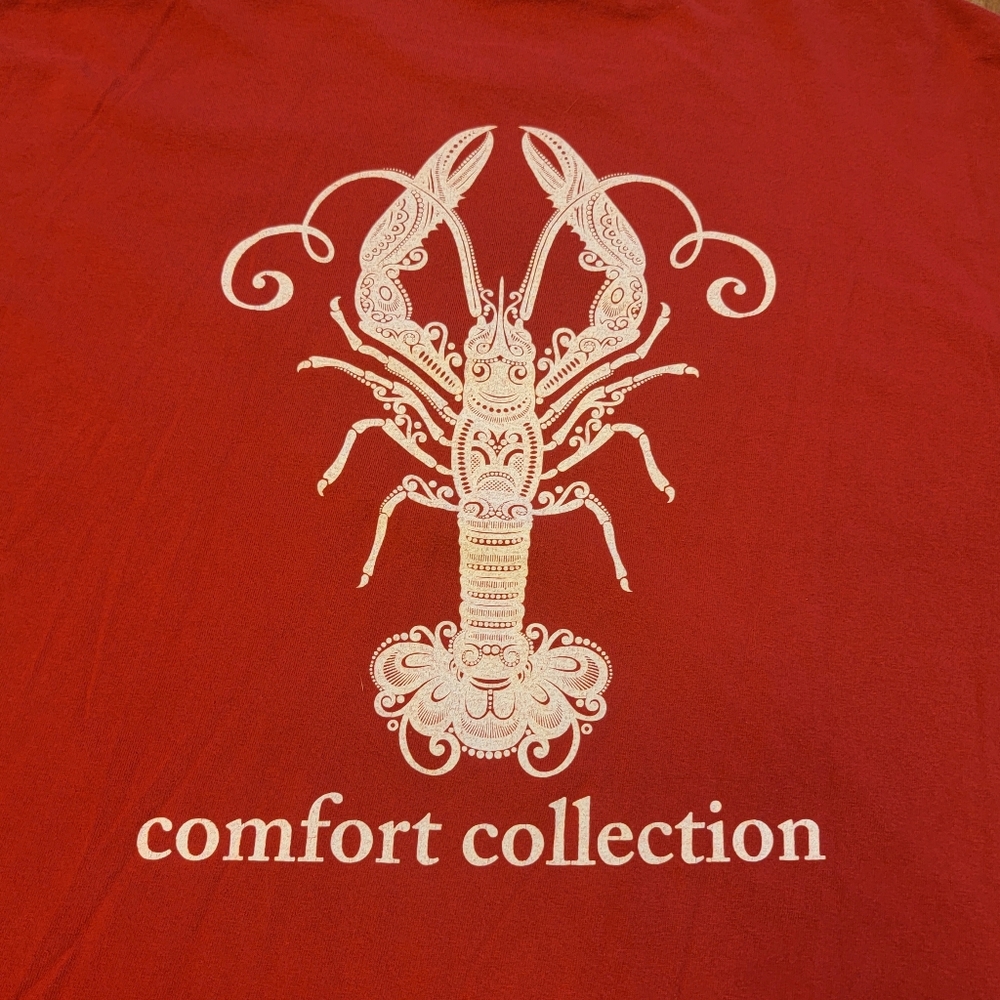 Comfort Collection Women's Red Lobster Long Sleeve T-Shirt - Size XLarge